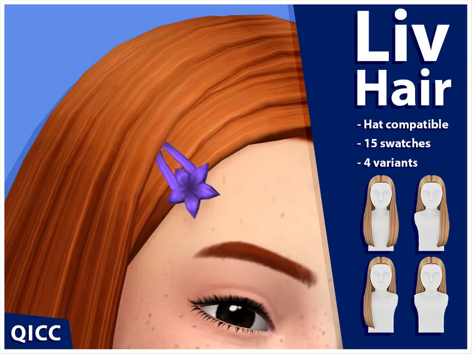 Liv Hair Clips Accessory