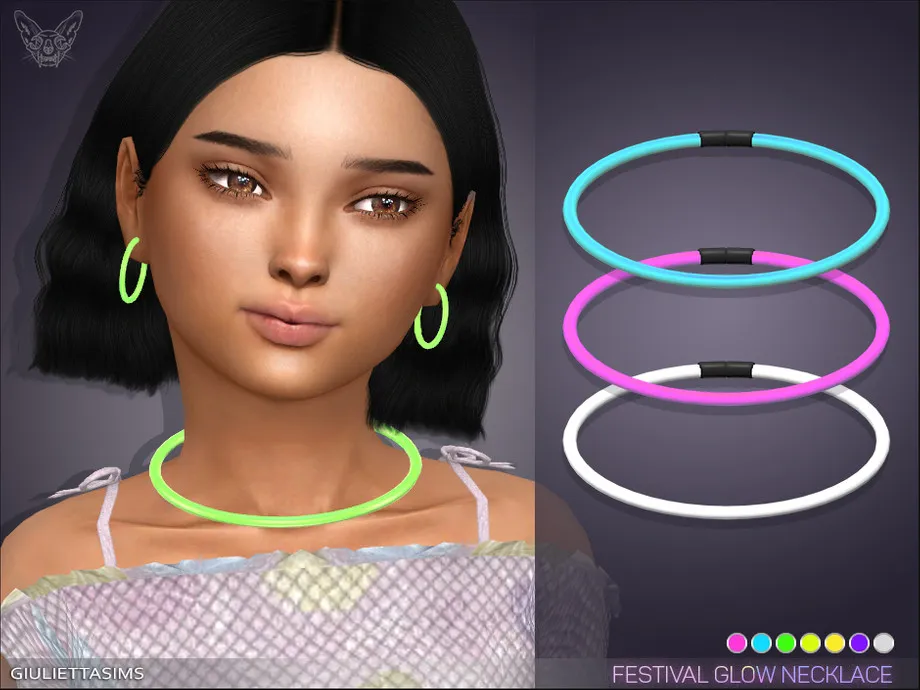 Glow Festival Necklace For Kids