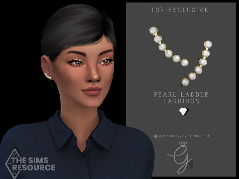 Pearl Ladder Earrings
