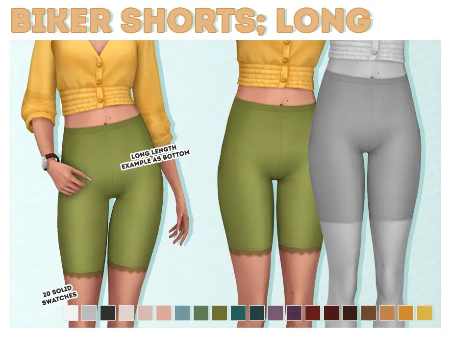 Accessory Biker Shorts (long lace)