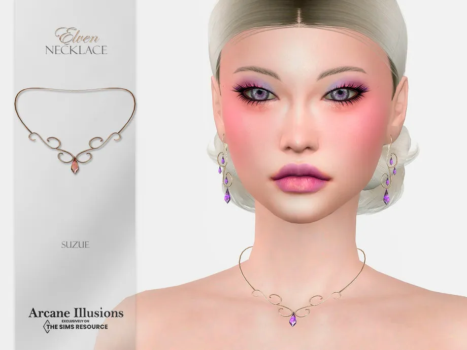 Arcane Illusion Elven Necklace