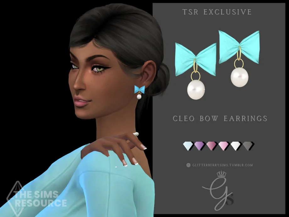 Cleo Bow Earrings