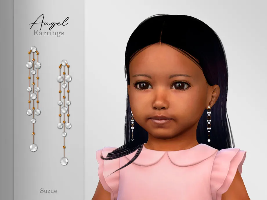 Angel Earrings Toddler