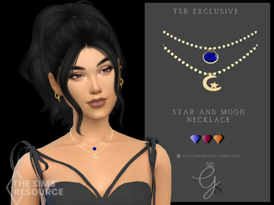 Star and Moon Necklace