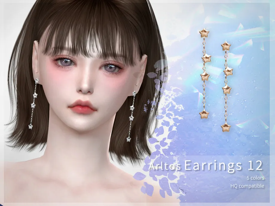 Star earrings / 12