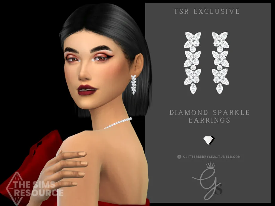 Diamond Sparkle Earrings