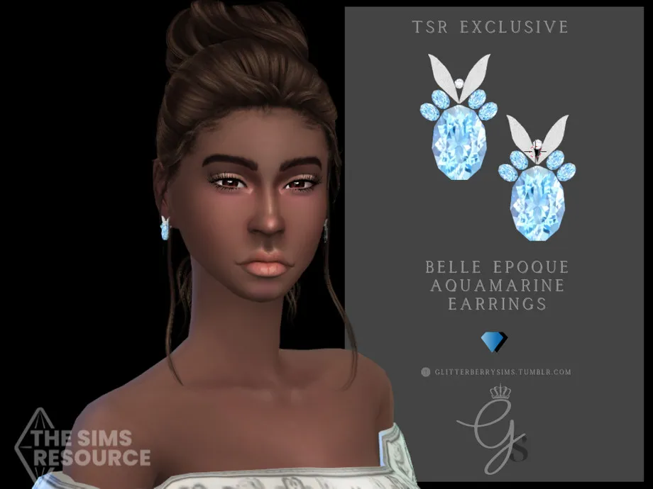 Belle Epoque Aquamarine Earrings