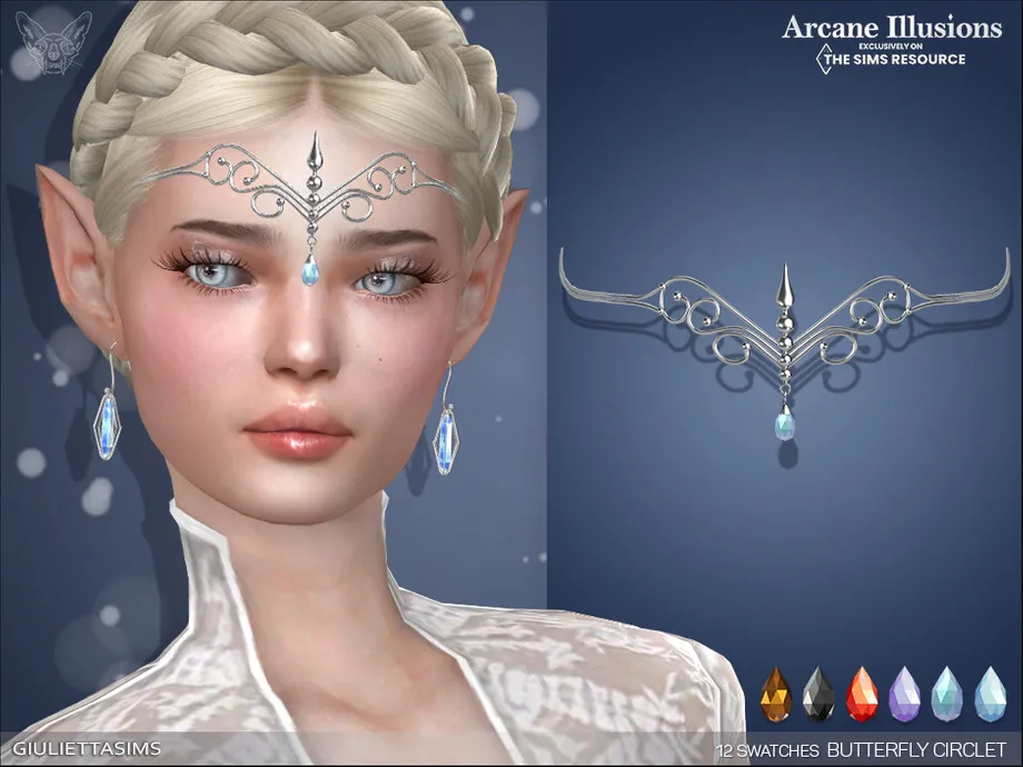 Arcane Illusions - Butterfly Circlet (hat category)