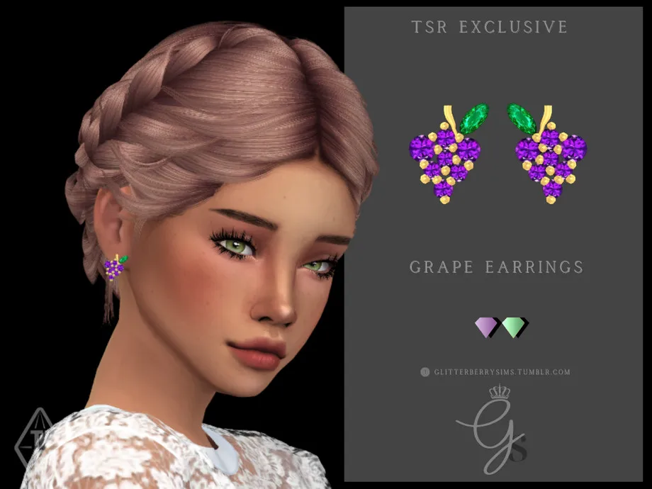 Grape Earrings