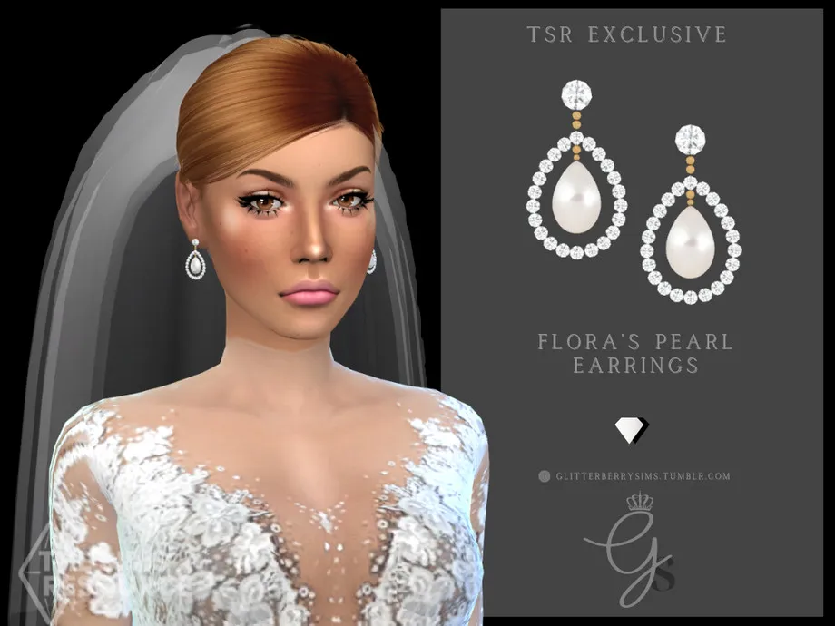 Flora's Pearl Earrings