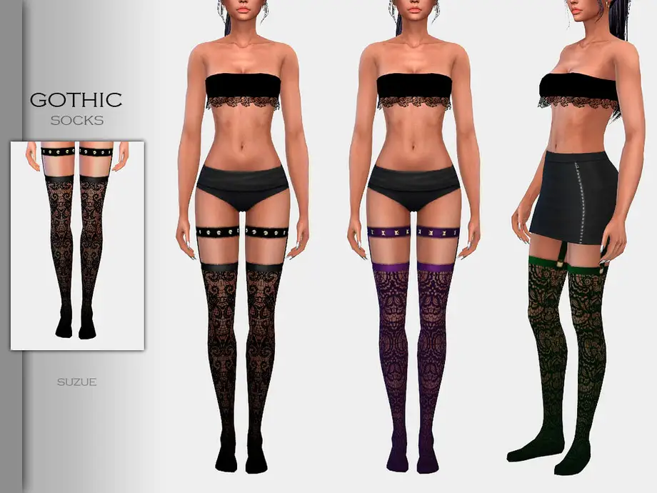 Lace Socks - Garters