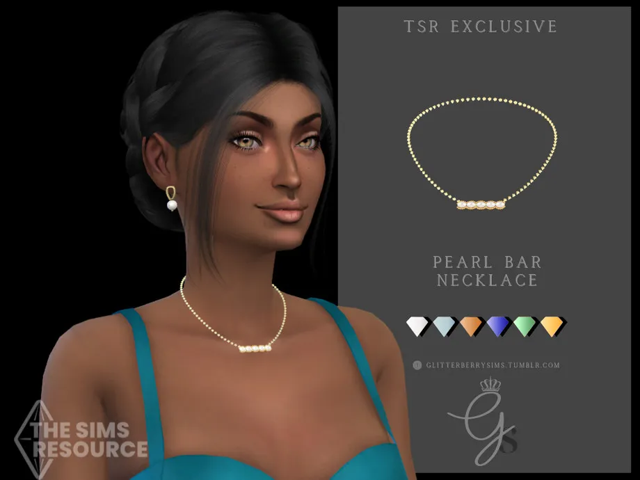 Pearl Bar Necklace