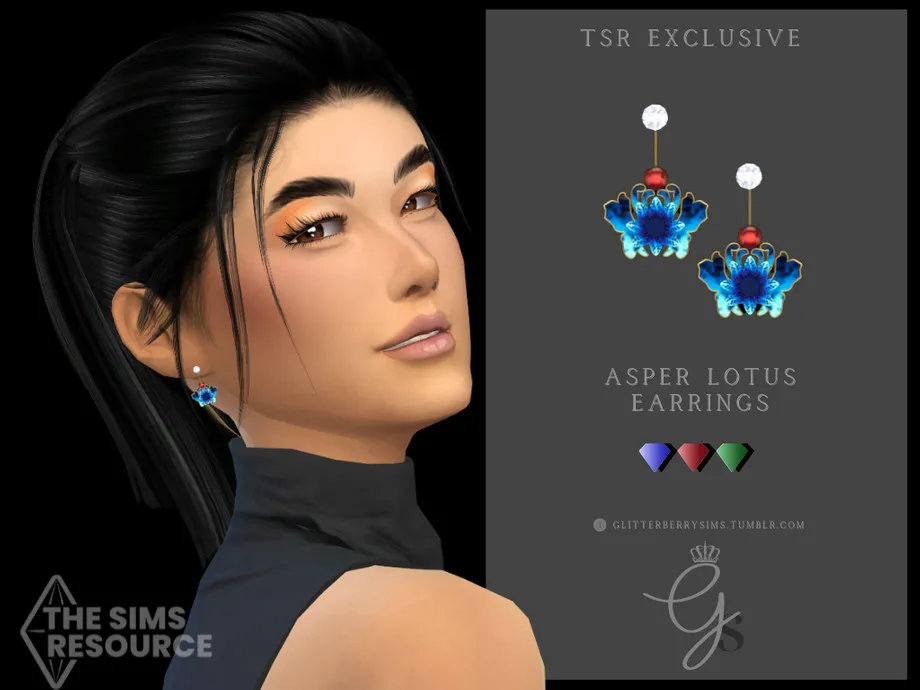 Asper Lotus Earrings