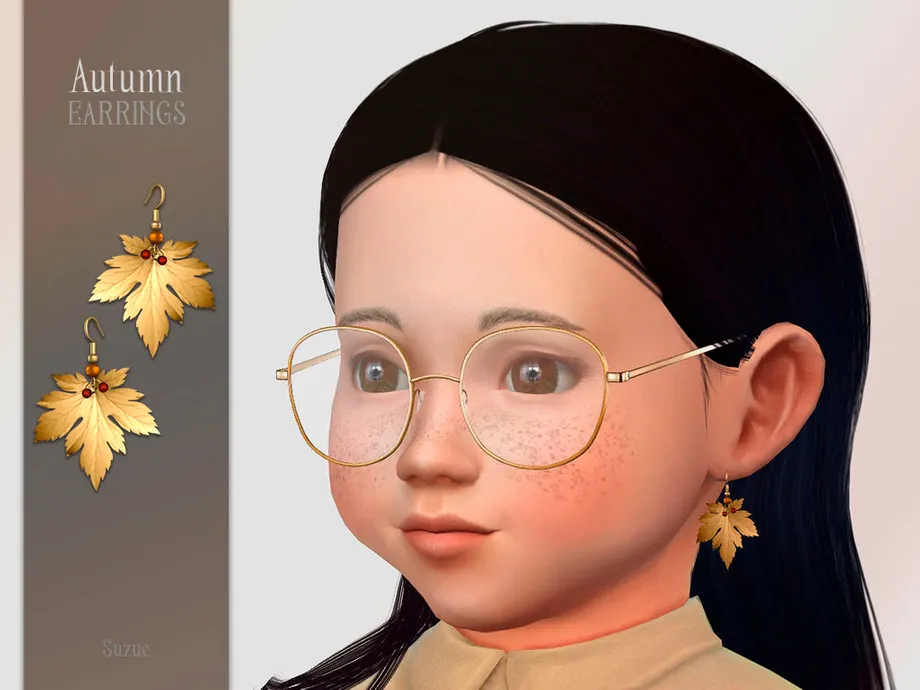 Autumn Earrings Toddler