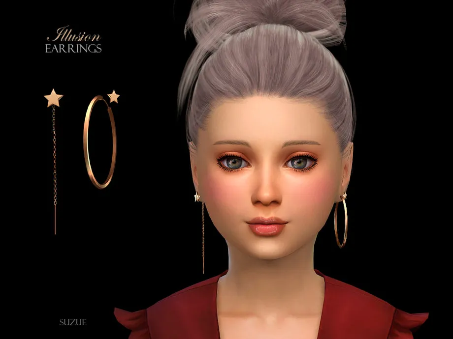 Illusion Earrings Child