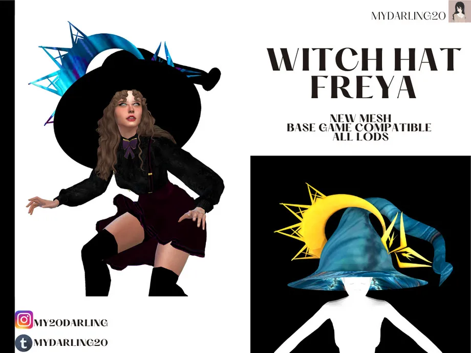 FREYA WITCH HAT