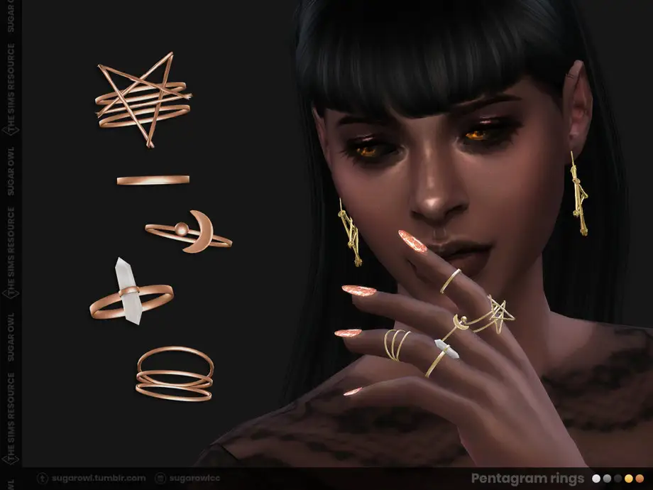 Pentagram rings | Simblreen 2021