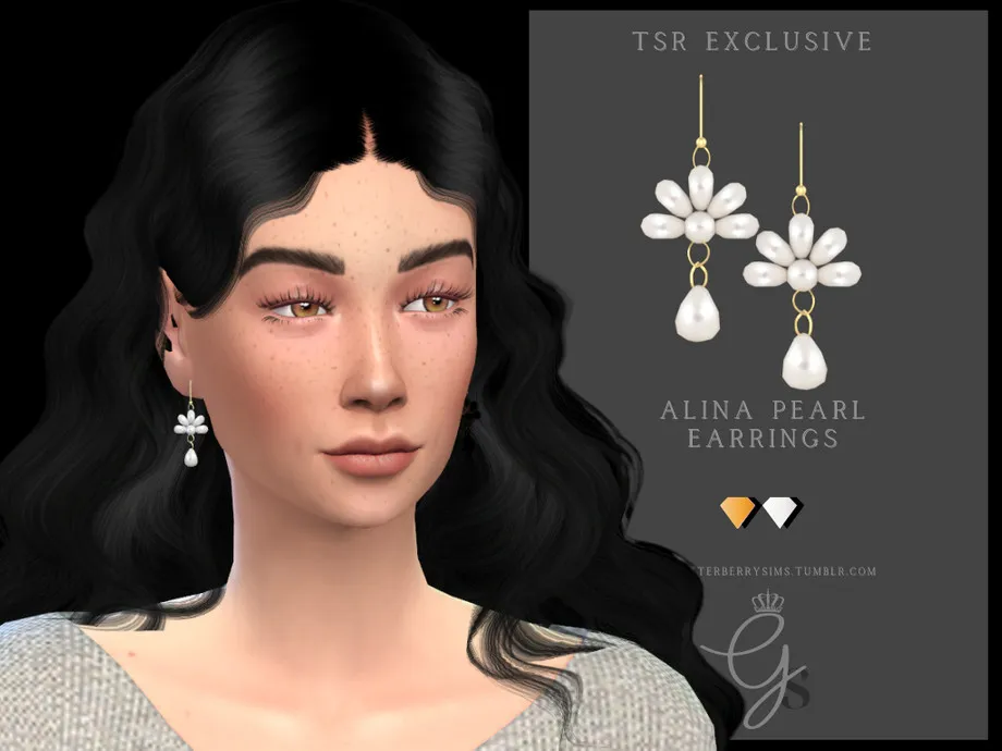 Alina Pearl Earrings