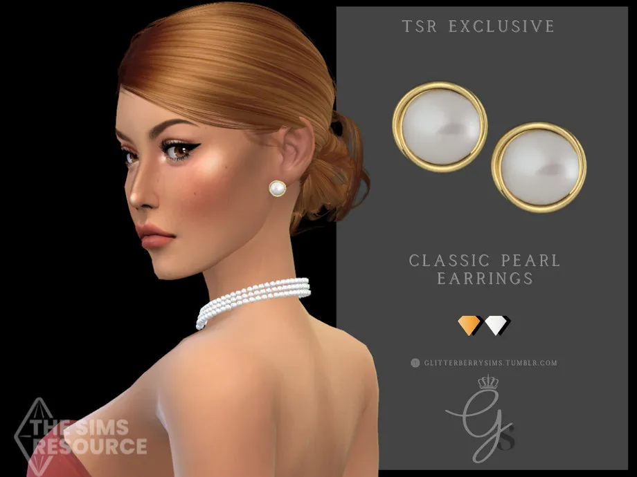Classic Pearl Earrings
