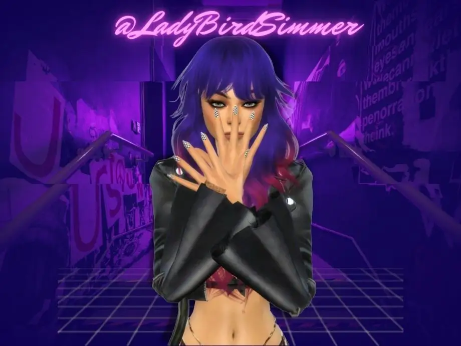 LadyBirdSimmer_checkeredNails