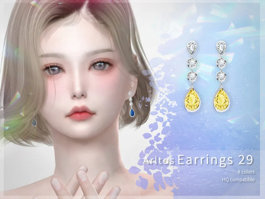 Jewel earrings / 29