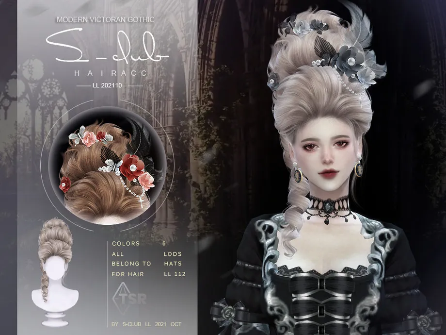 Modern Victorian Hair flower accessories(Orlando)