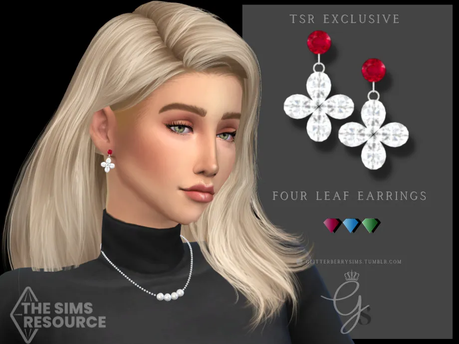 Four Leaf Earring