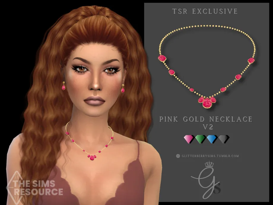 Pink Gold Necklace V2