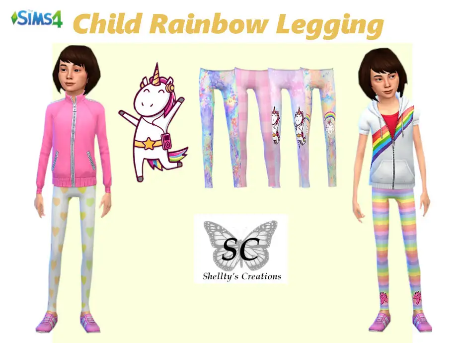 Child Rainbow legging