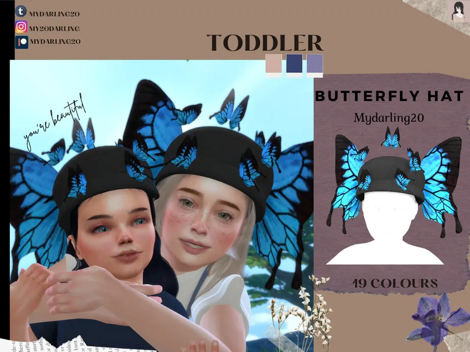 Butterfly Hat Toddler