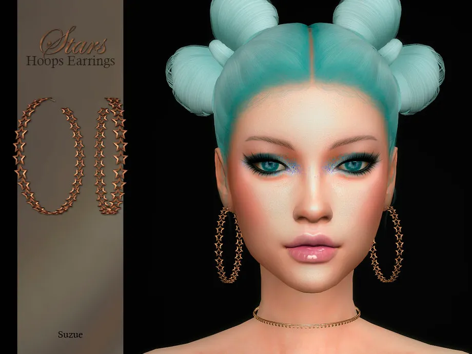 Stars Hoops Earrings