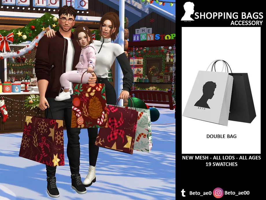 SHOPPING BAGS (Double)