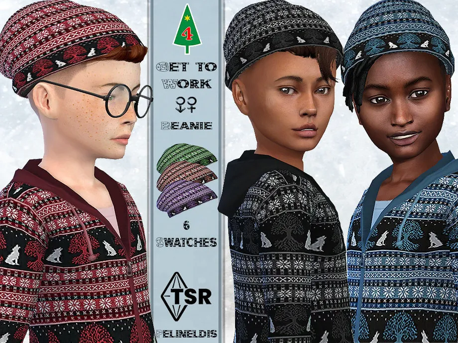 Howling Wolf Beanie - Needs Get to Work