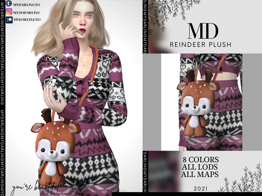 Reindeer Plush ADULT