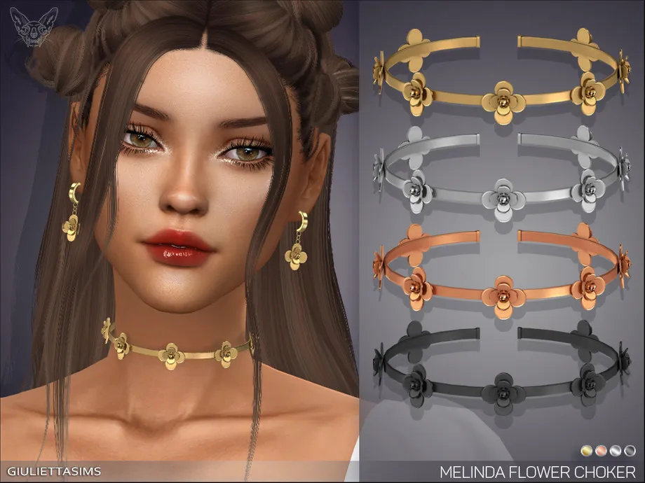 Melinda Flower Choker
