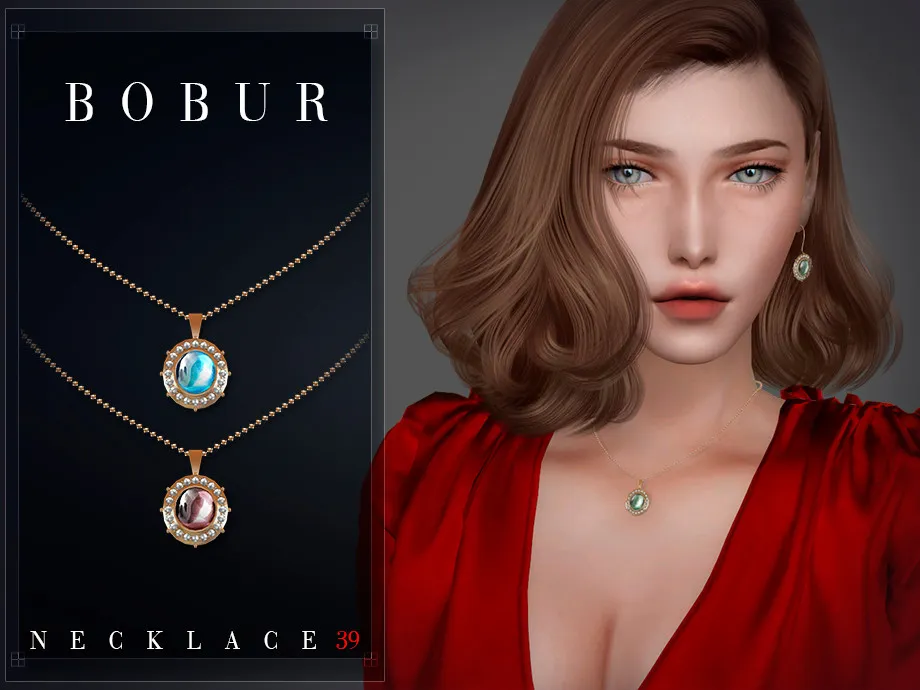 Sapphire necklace with pearls