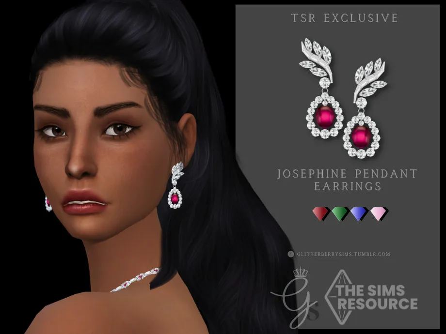 Josephine Pendant Earrings