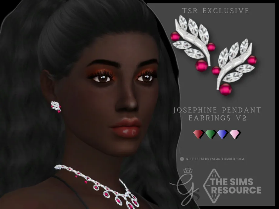 Josephine Pendant Earrings v2