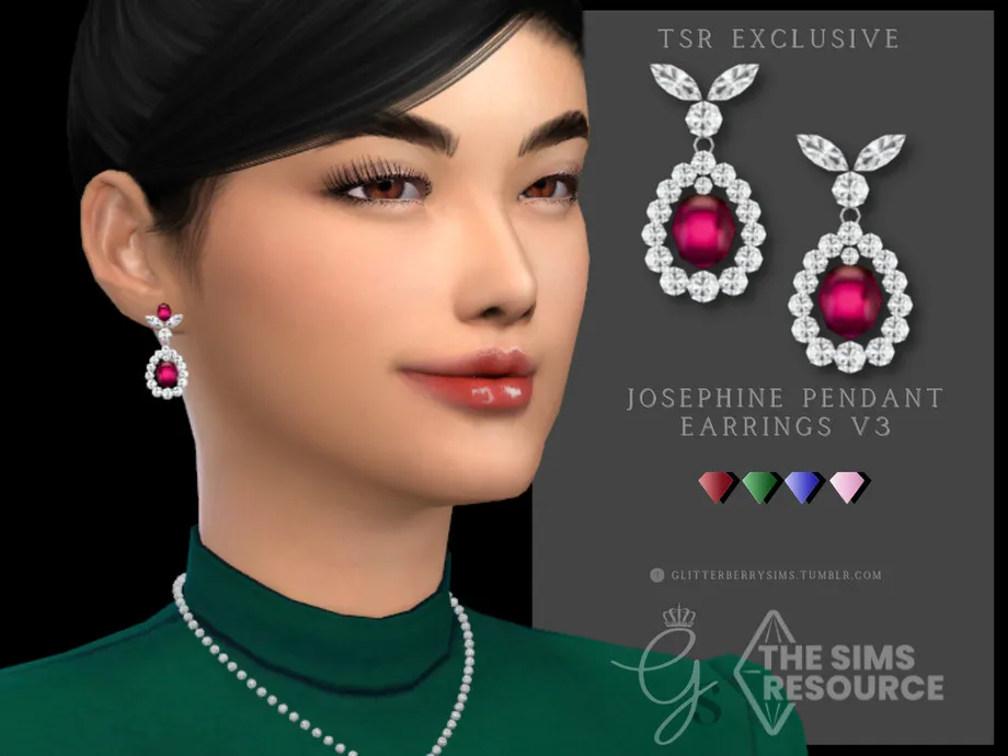 Josephine Pendant Earrings v3