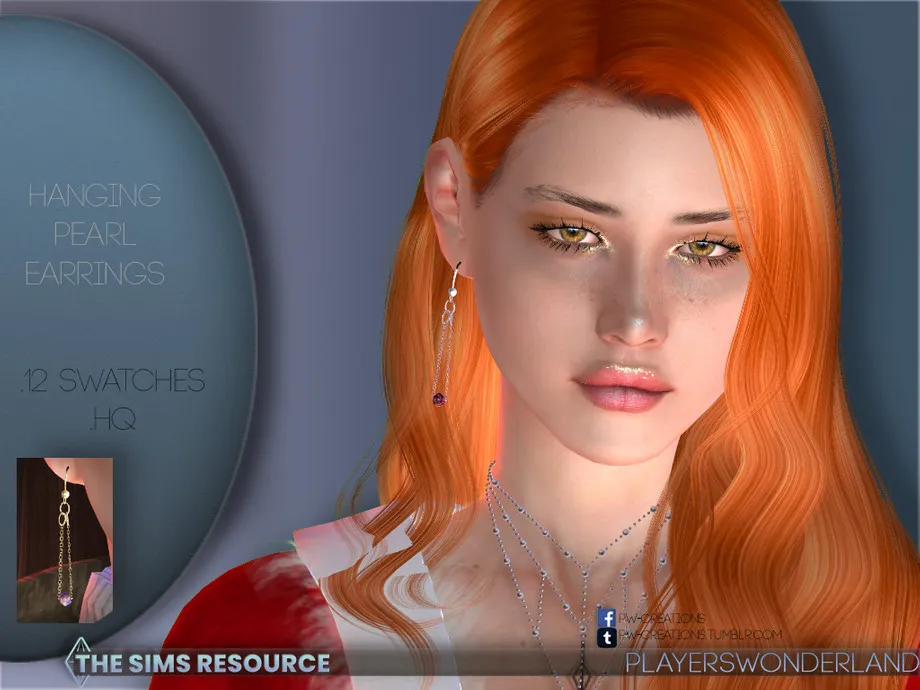 Hanging Pearl Earrings