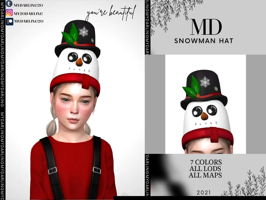 snowman hat child
