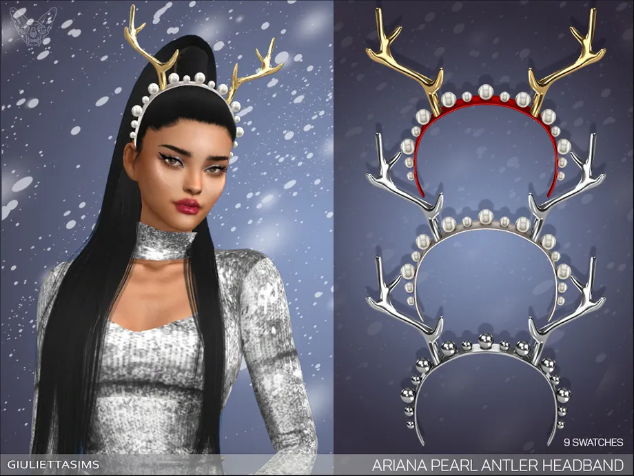 Ariana Pearl Antler Headband