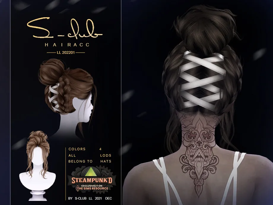 Steampunk D hair accessories by S-Club