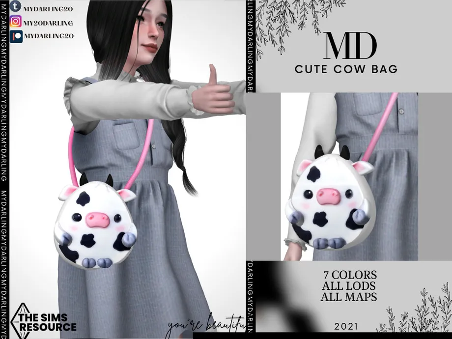 cute cow bag Child