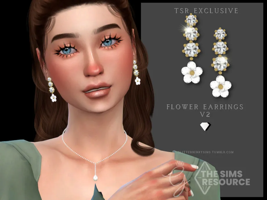 Flower Earrings v2