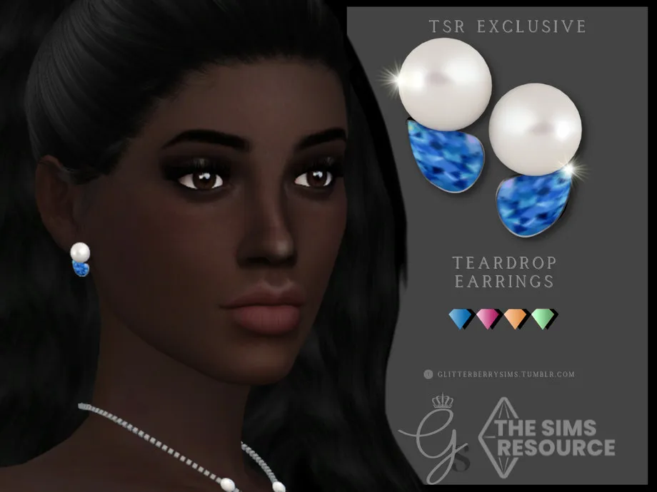 Teardrop Pearl Earrings