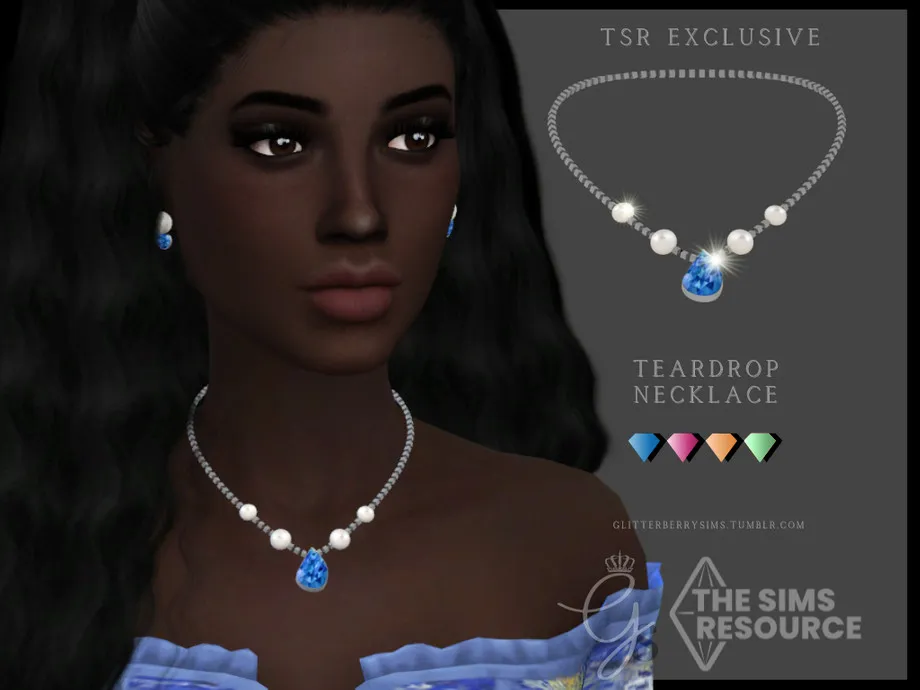 Teardrop Pearl Necklace