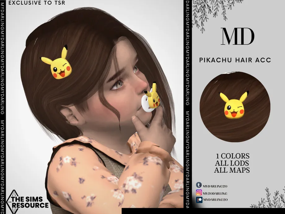 Pikachu Hair Acc TODDLER