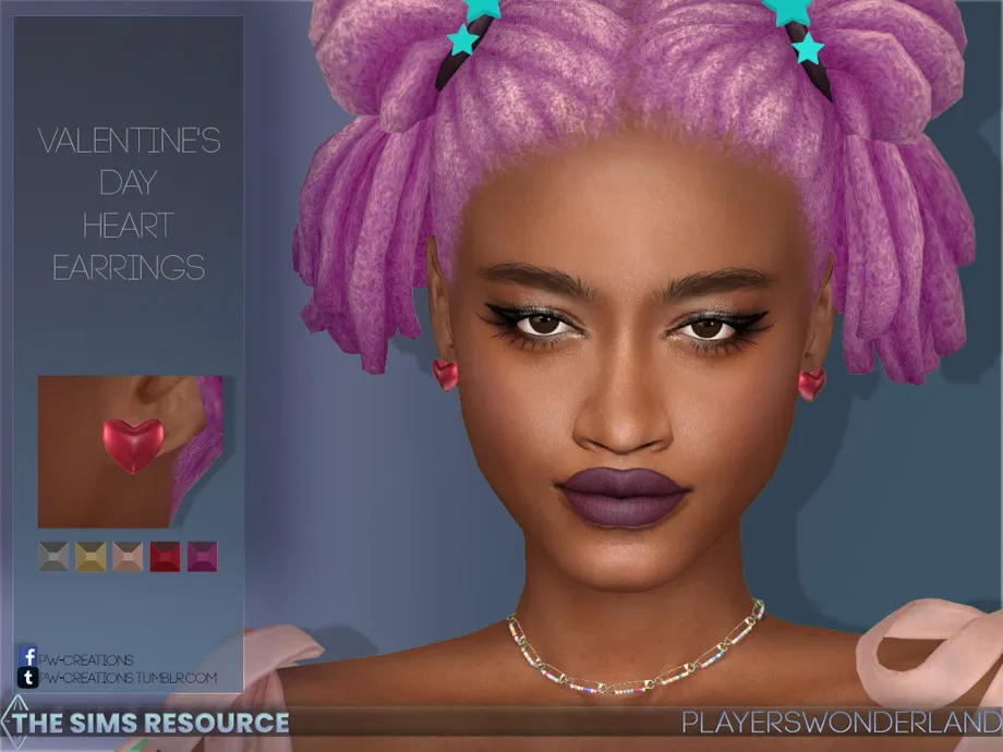 Valentine's Day Heart Earrings