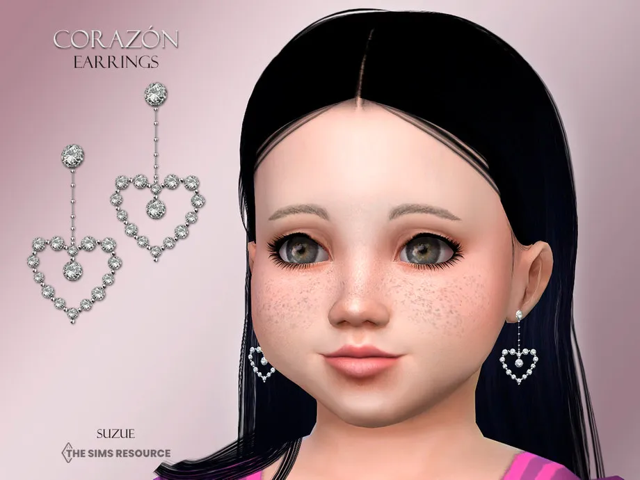 Corazon Earrings Toddler